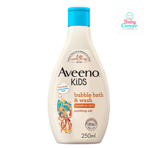 Aveeno Kids Bubble Bath & Wash 250 ml